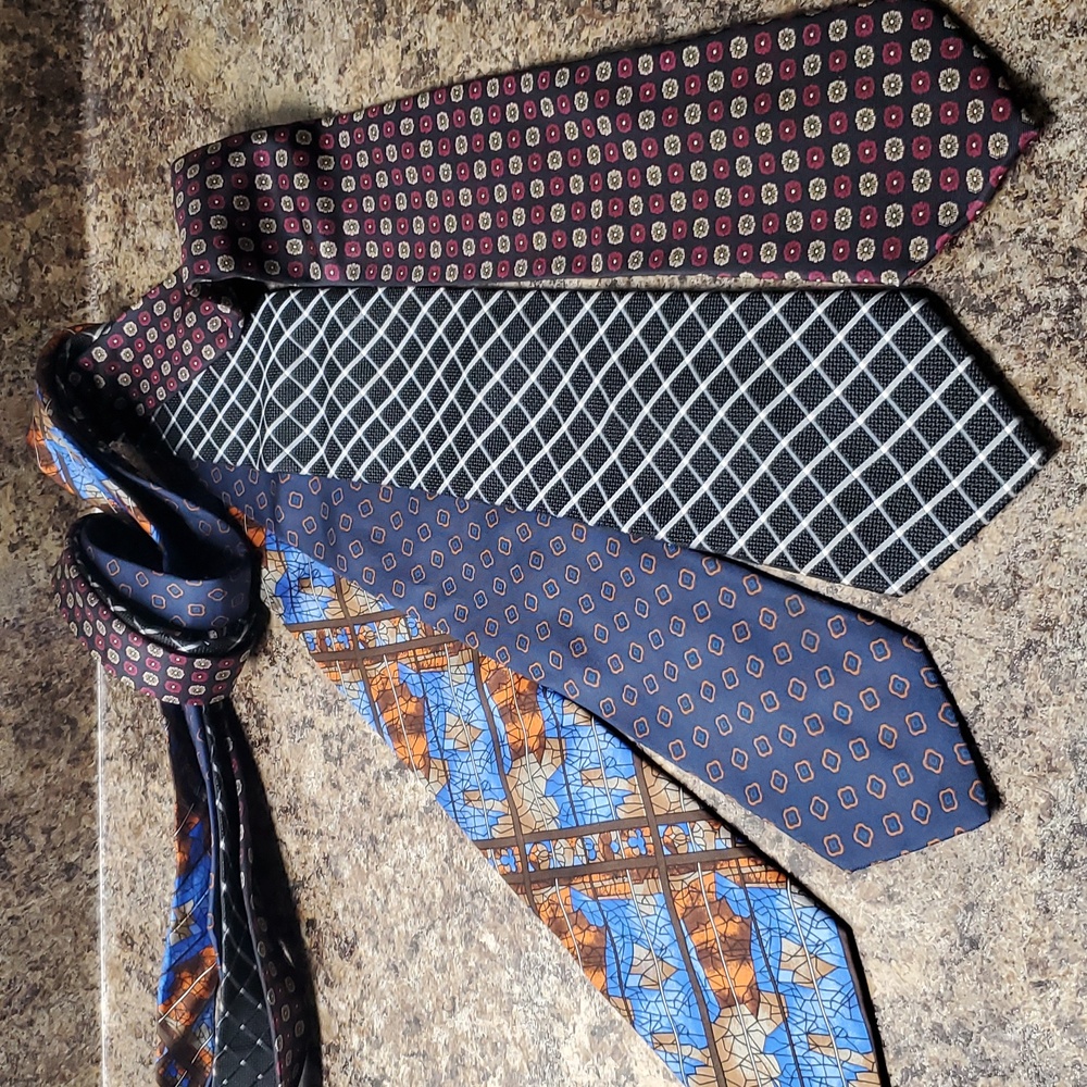 Vintage Marshall Field's Men's Tie Lot of 4